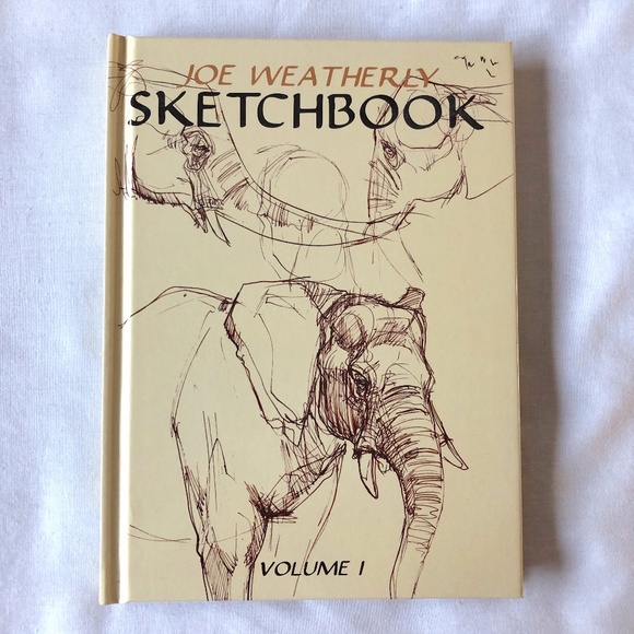 *Signed* Joe Weatherly Sketchbook Volume 1 Hardcover - Picture 1 of 10